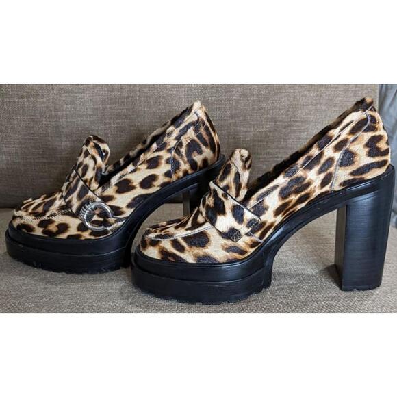 New without tags Gianni Bini Leopard Loafer Heel - Picture 5 of 12